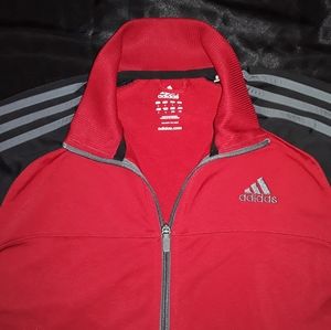 Adidas Warmup Track suit Jacket LARGE 3 STRIPE